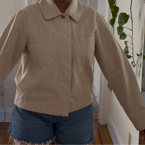Muji Cream Button-Up Jacket - Picture 3 of 3